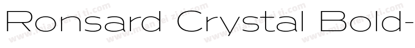 Ronsard Crystal Bold字体转换